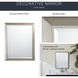 Independence 30 X 24 inch Brushed Nickel Wall Mirror